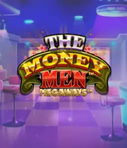 Experience the thrilling world of The Money Men Megaways game by Pragmatic Play, featuring a vibrant logo with shining stars on a luxurious casino setting. This image conveys the glamour and excitement of Megaways slots with its stunning colors and design. Great for slot game lovers seeking Vegas-style excitement. 